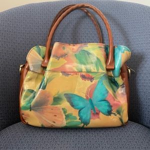Patricia Nash Butterfly design handbag.